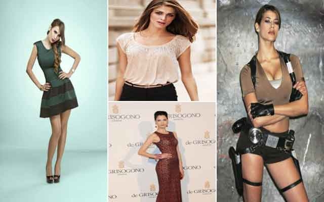 النجمة العالمية المغربية كريمة أدبيب عارضة الأزياء رقم 7 في تمثيل شخصية Lara Croft