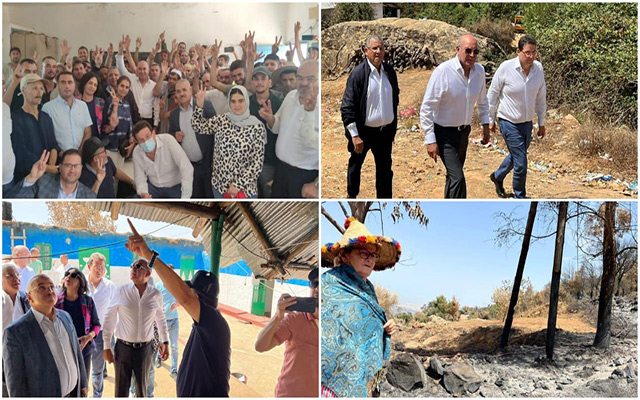 برلمانيو "الأحرار" يزورون المتضررين من حرائق الغابات ويدعون لمقاربة إستباقية