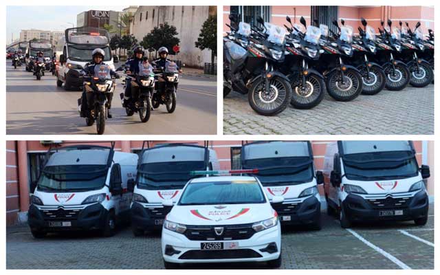 إعطاء انطلاقة العمل بالفرقة المتنقلة لشرطة النجدة بمدينة القنيطرة