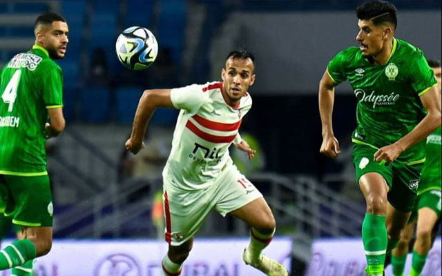 الزمالك يتغلب على فريق الرجاء الرياضي في كأس دبي للتحدي