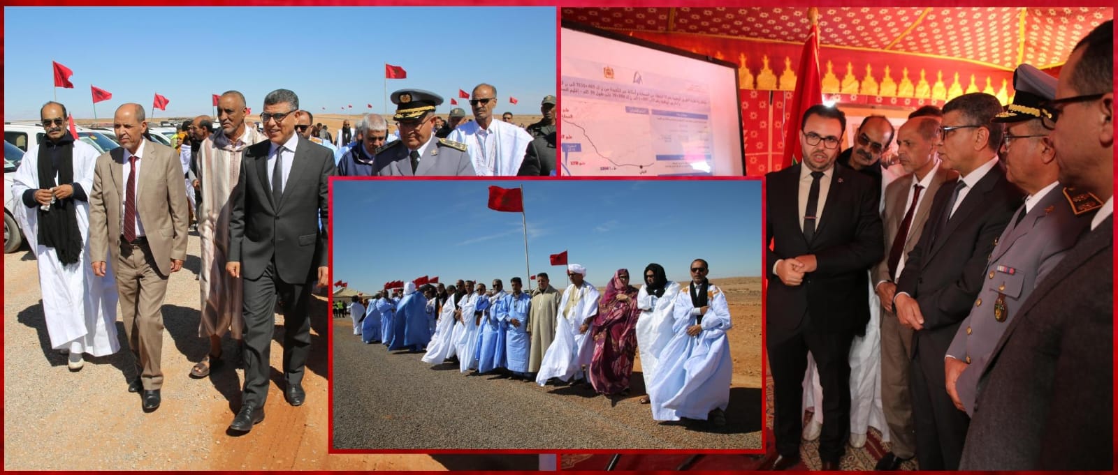 إقليم السمارة يعزز الربط الطرقي مع موريتانيا
